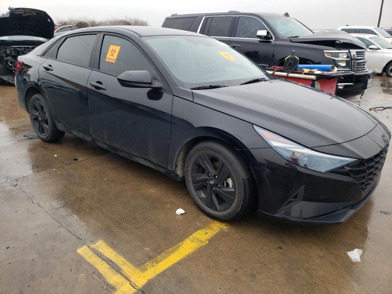 2022 HYUNDAI ELANTRA BLUE VIN:KMHLM4AJ7NU031595