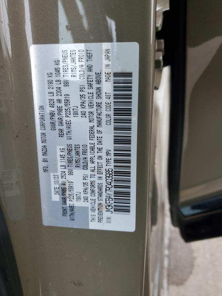 2024 MAZDA CX-5 CARBON TURBO VIN:JM3KFBAY7R0403985