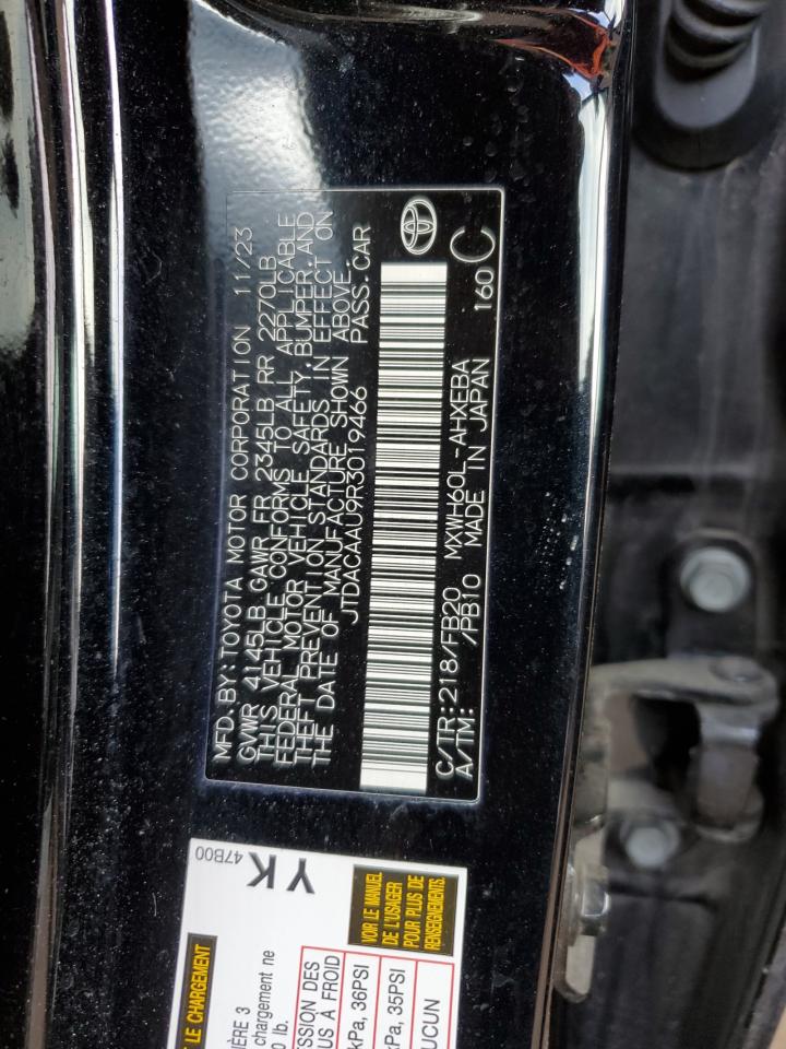 2024 TOYOTA PRIUS LE VIN:JTDACAAU9R3019466
