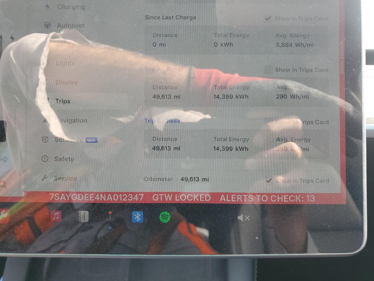 2022 TESLA MODEL Y  VIN:7SAYGDEE4NA012347