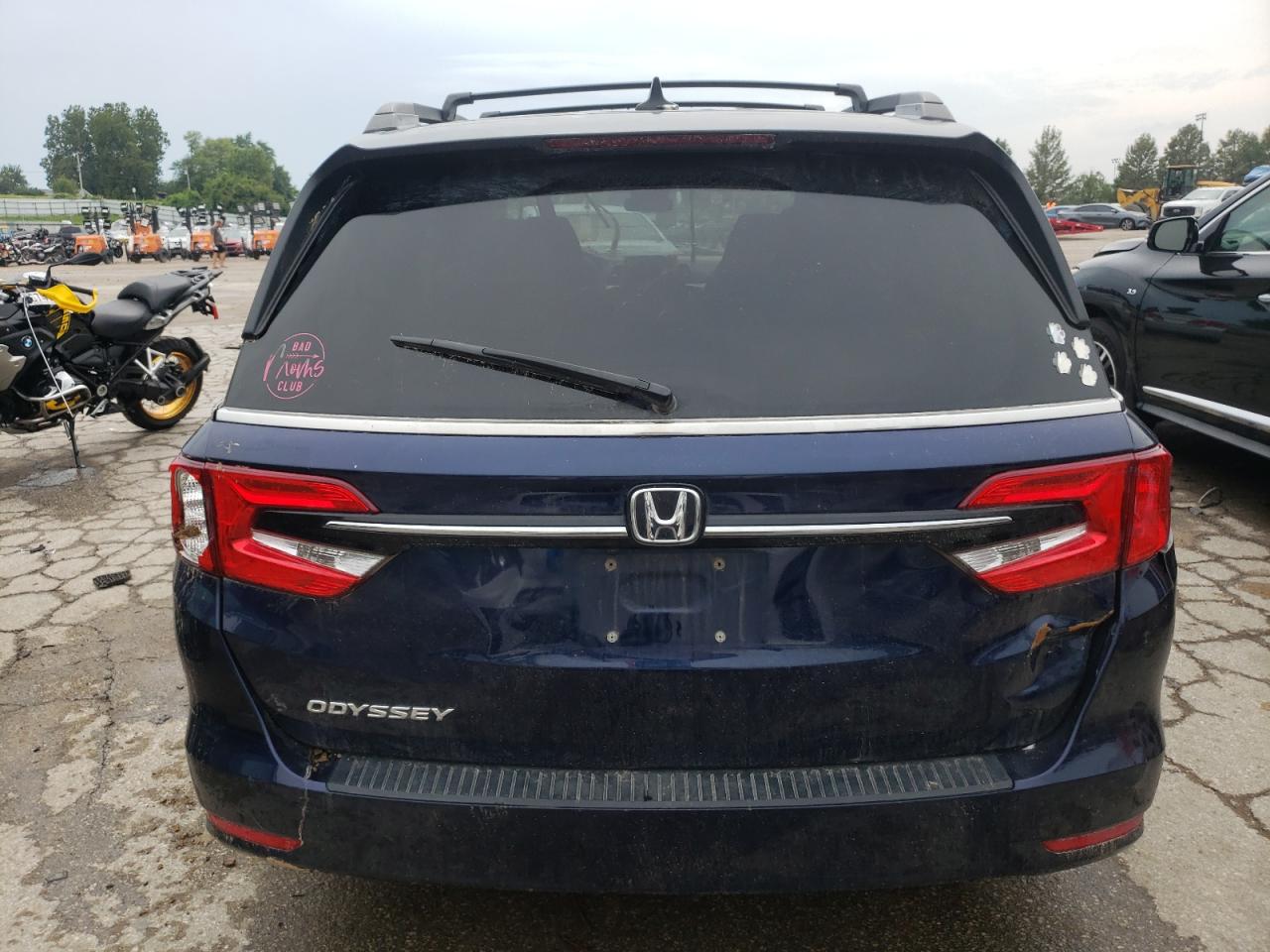 2022 HONDA ODYSSEY EX VIN:5FNRL6H50NB052352