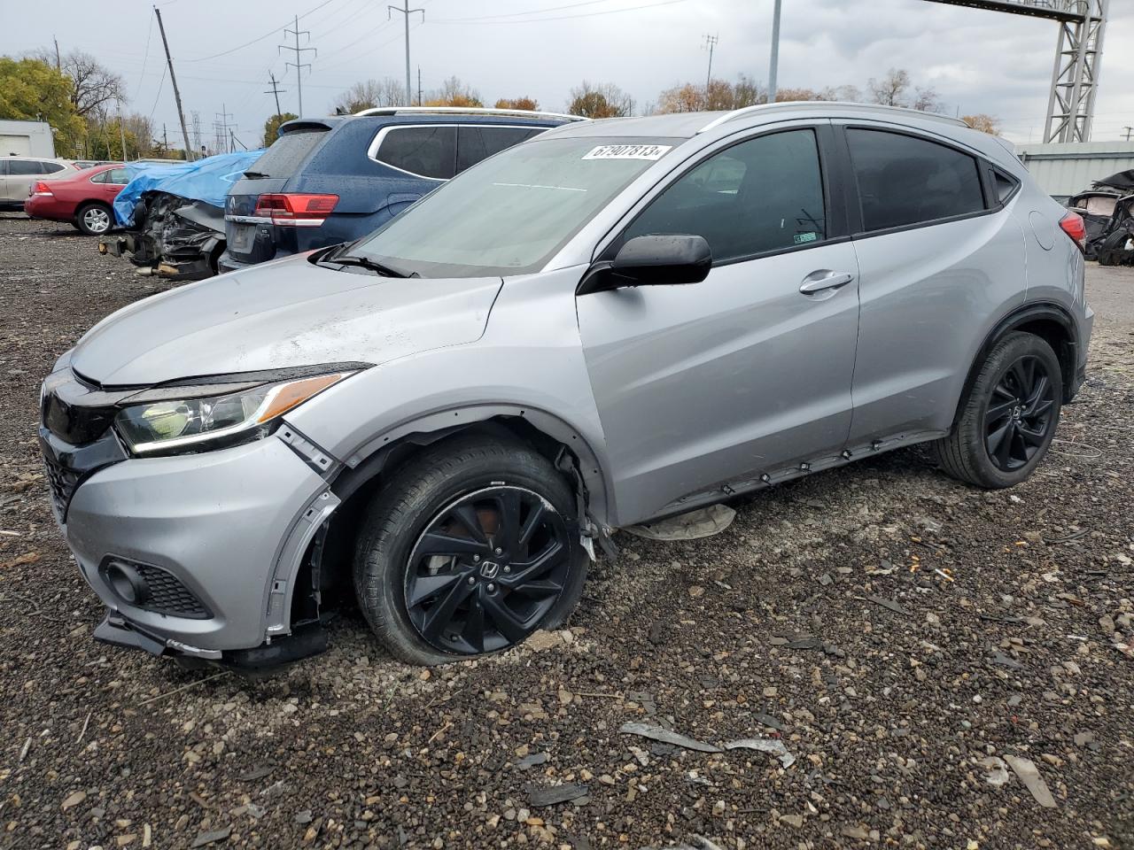 2022 HONDA HR-V SPORT VIN:3CZRU6H19NM728720