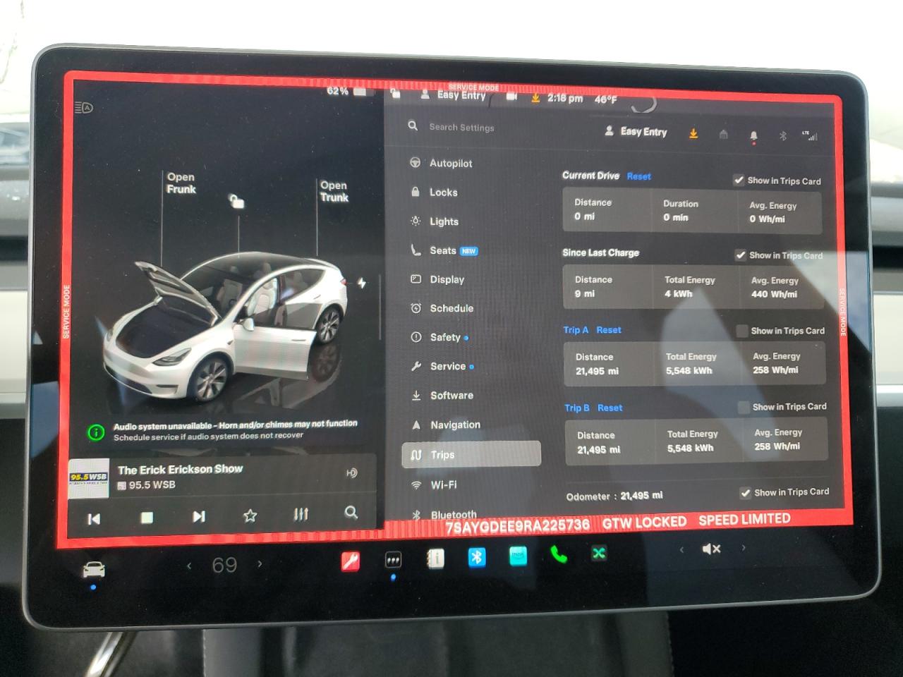 2024 TESLA MODEL Y  VIN:7SAYGDEE9RA225736