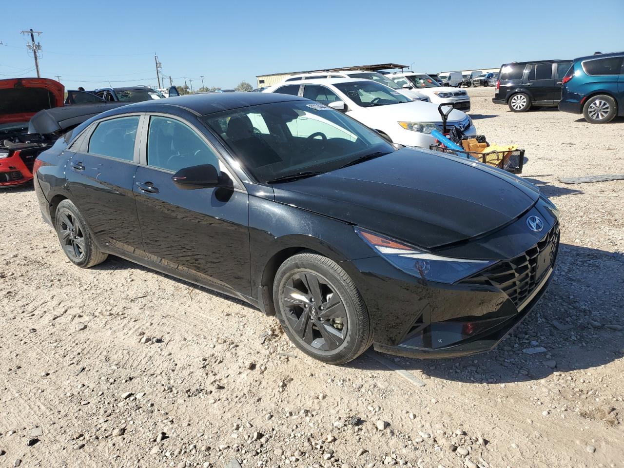 2022 HYUNDAI ELANTRA BLUE VIN:KMHLM4AJ0NU028893