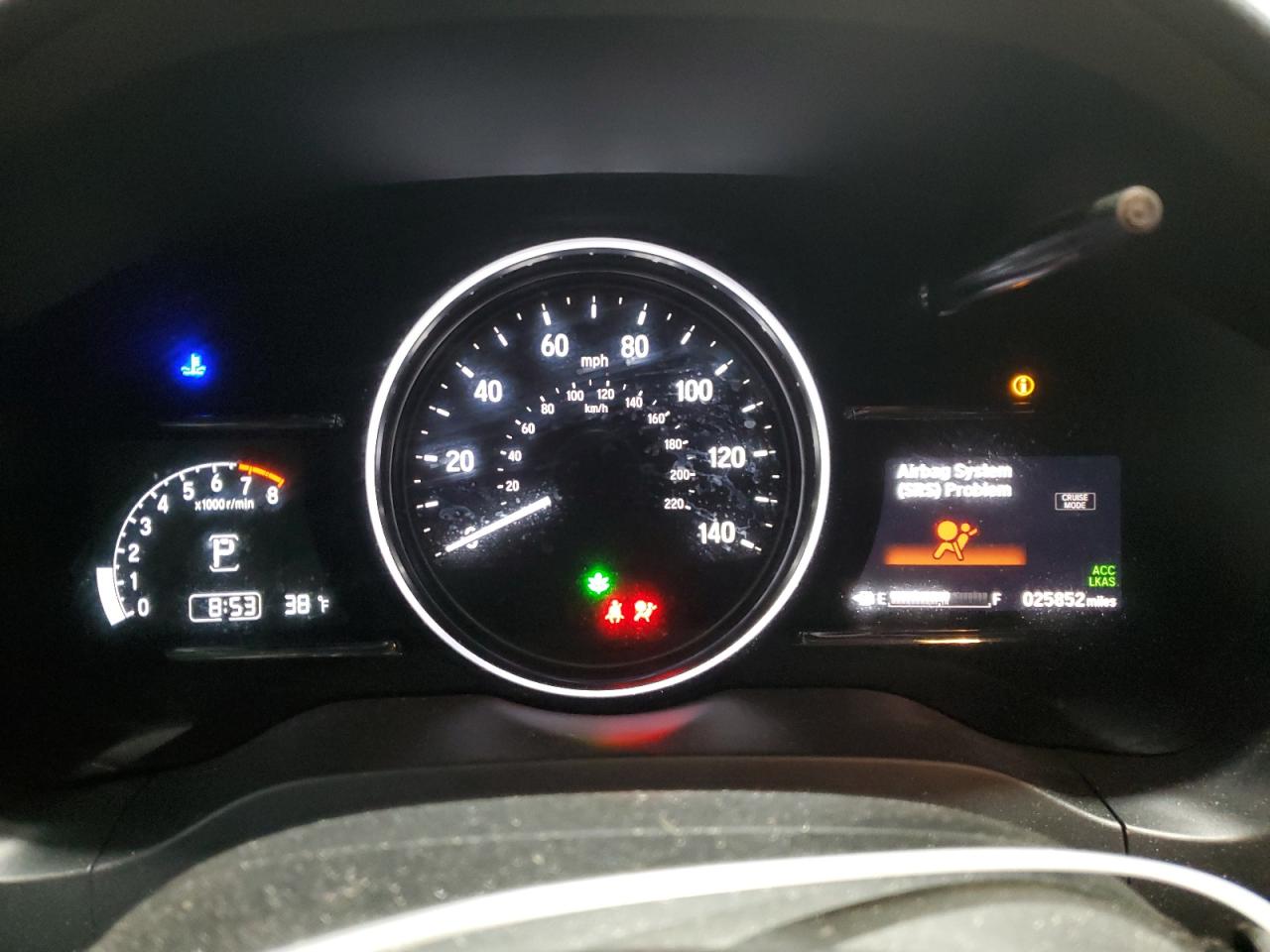 2022 HONDA HR-V EX VIN:3CZRU6H53NM760453