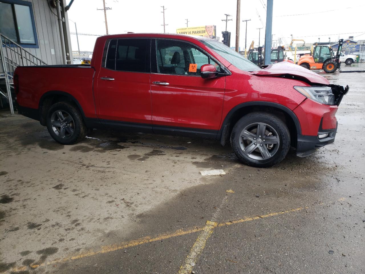 2022 HONDA RIDGELINE RTL VIN:5FPYK3F73NB021993