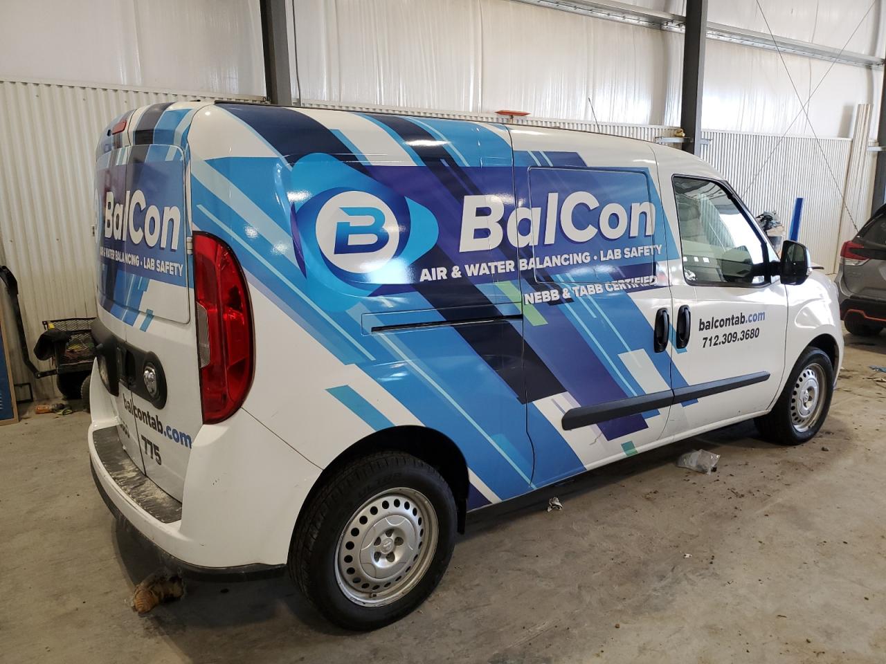 2022 RAM PROMASTER CITY TRADESMAN VIN:ZFBHRFAB9N6X04880