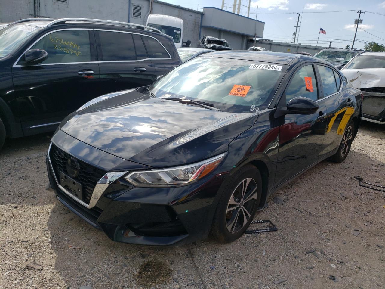 2022 NISSAN SENTRA SV VIN:3N1AB8CV8NY258335