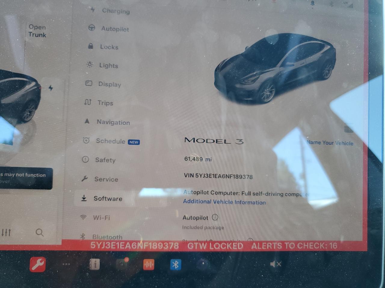 2022 TESLA MODEL 3  VIN:5YJ3E1EA6NF189378