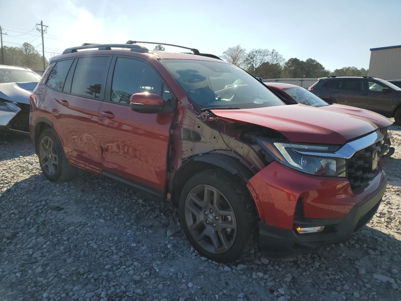 2022 HONDA PASSPORT EXL VIN:5FNYF7H50NB005413