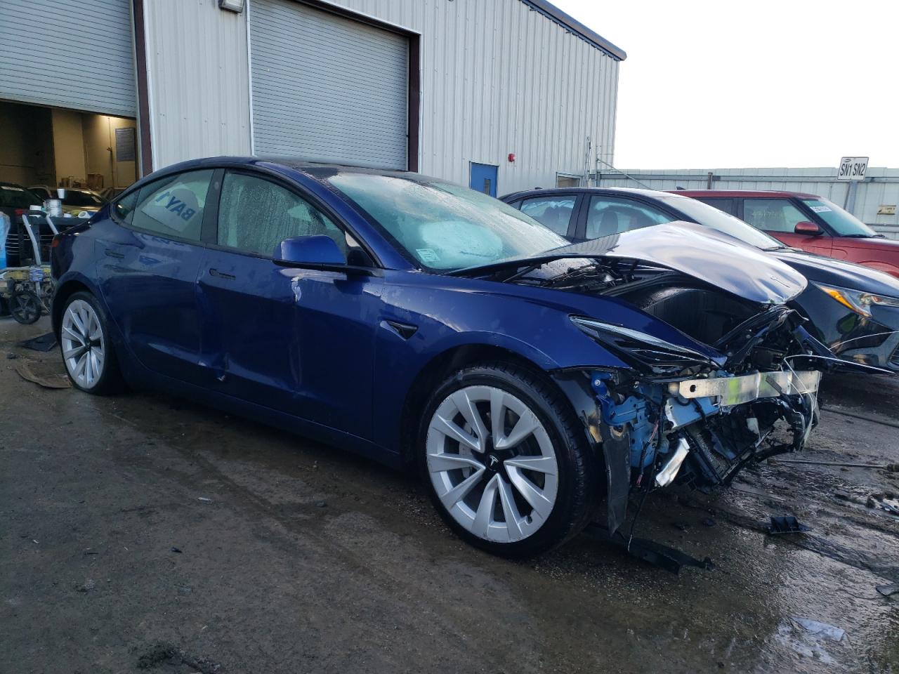2022 TESLA MODEL 3  VIN:5YJ3E1EAXNF190260
