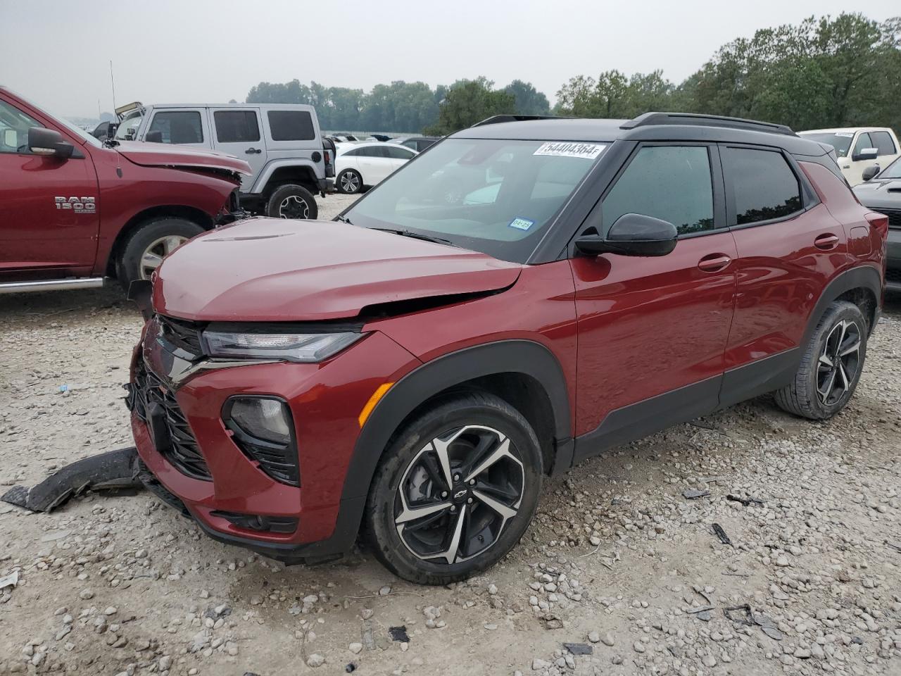 2022 CHEVROLET TRAILBLAZER RS VIN:KL79MTSL9NB110171