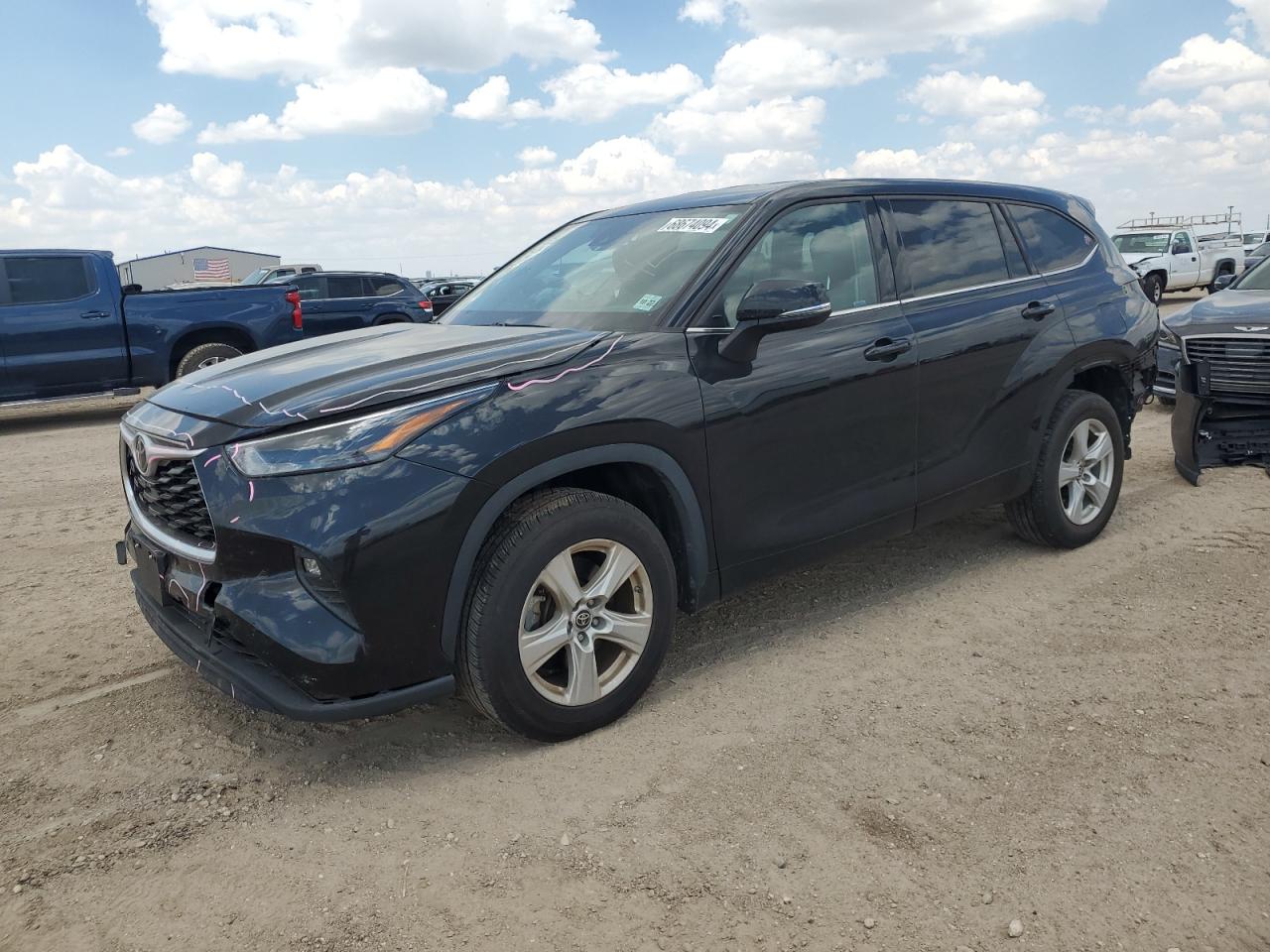2022 TOYOTA HIGHLANDER L VIN:5TDZZRAH9NS107705
