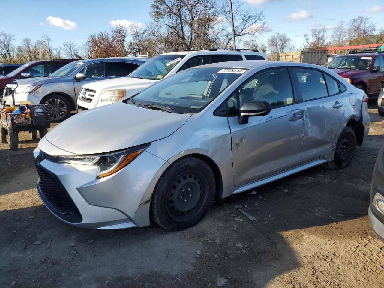 2022 TOYOTA COROLLA LE VIN:JTDEPMAE1N3009539