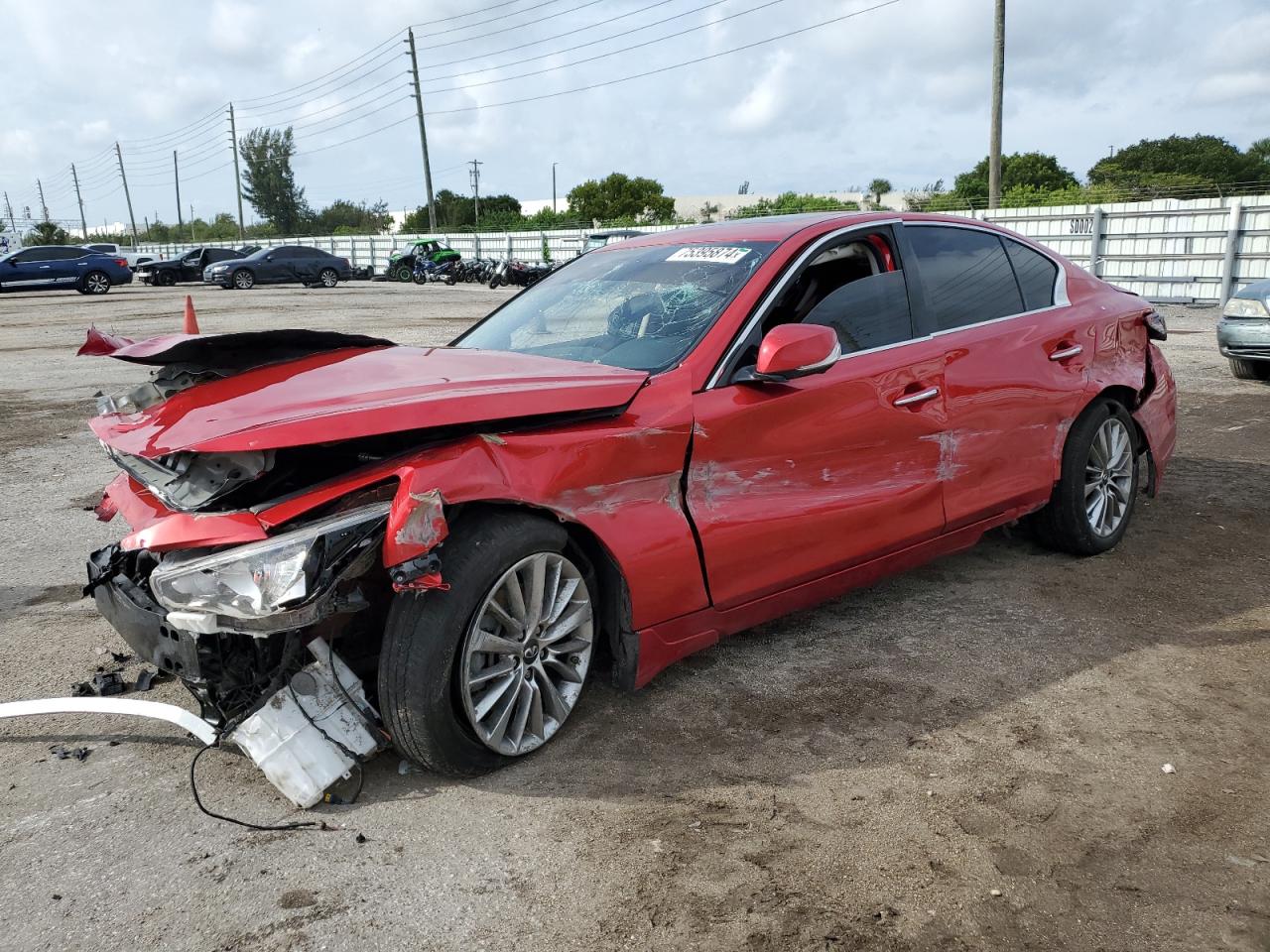 2023 INFINITI Q50 LUXE VIN:JN1EV7BP1PM512124