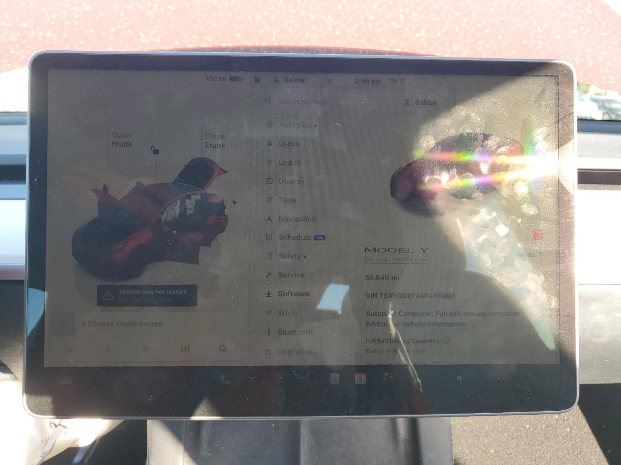 2022 TESLA MODEL Y  VIN:7SAYGDEF4NF486990