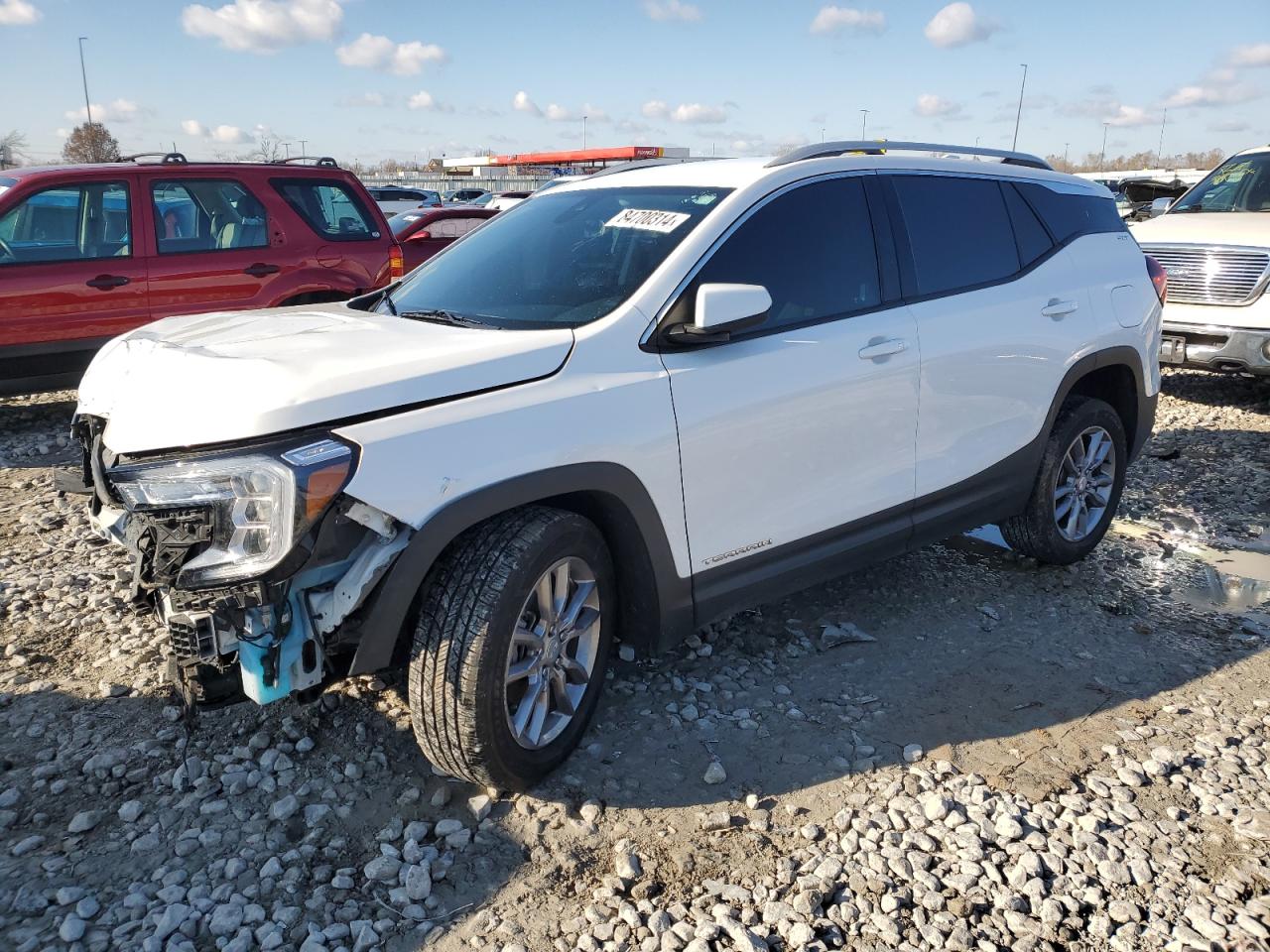2022 GMC TERRAIN SLT VIN:3GKALVEV7NL176619