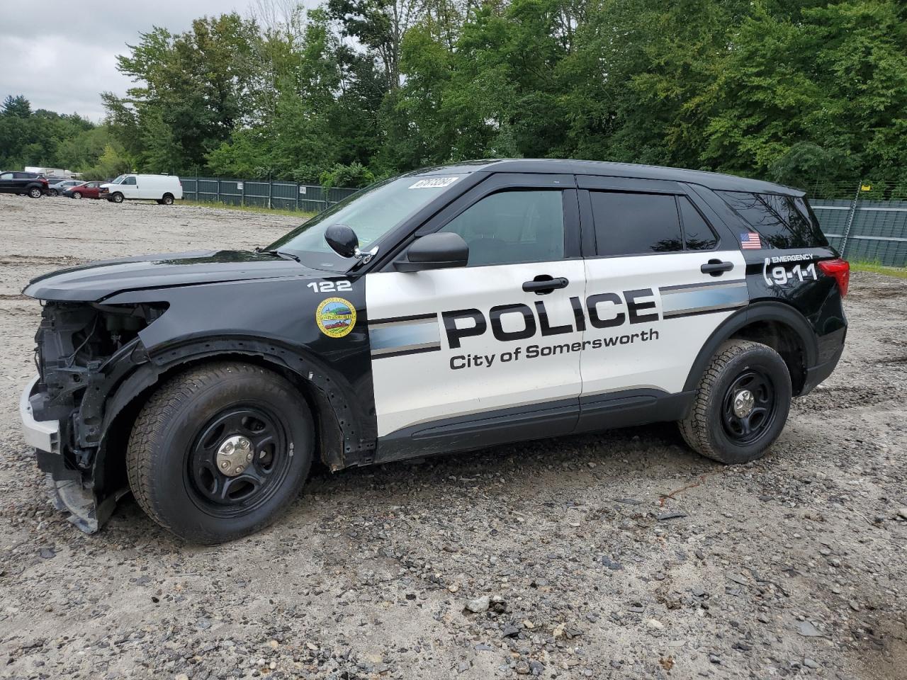 2022 FORD EXPLORER POLICE INTERCEPTOR VIN:1FM5K8ABXNGA07871