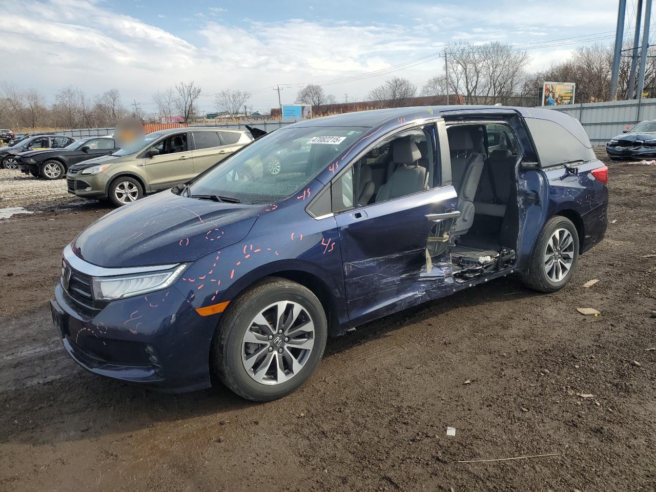 2022 HONDA ODYSSEY EXL VIN:5FNRL6H71NB021161