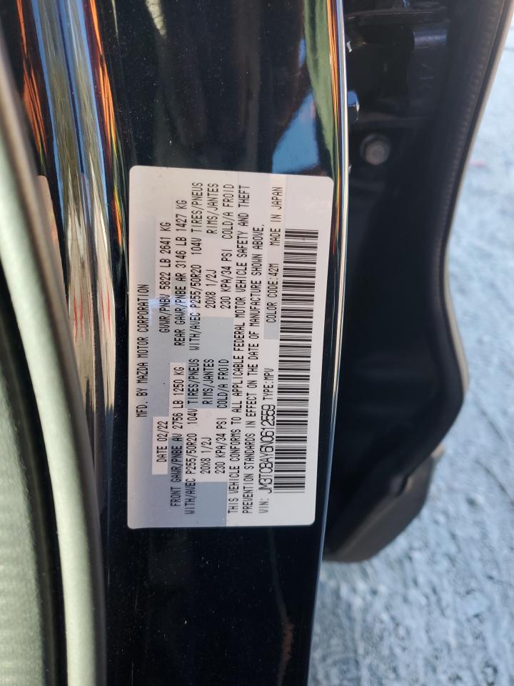 2022 MAZDA CX-9 TOURING PLUS VIN:JM3TCBAY6N0612559
