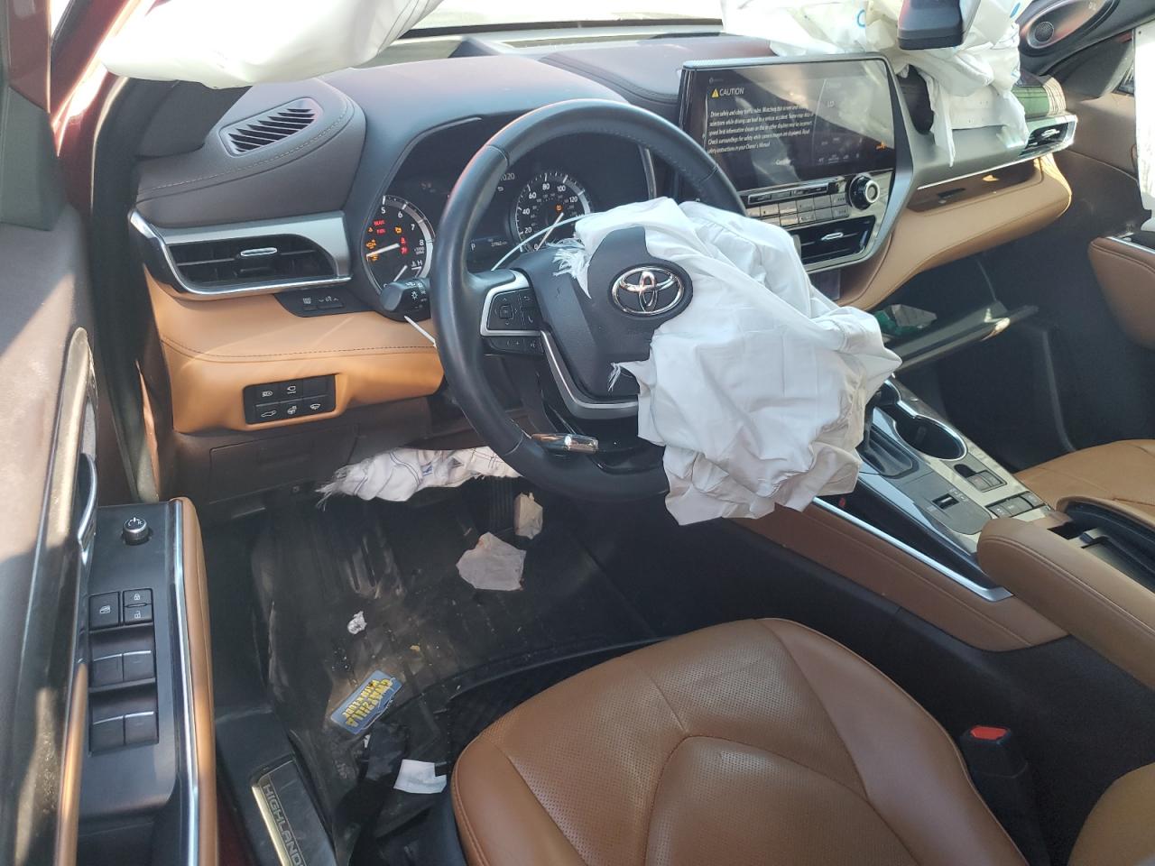 2022 TOYOTA HIGHLANDER PLATINUM VIN:5TDFZRAH5NS103220