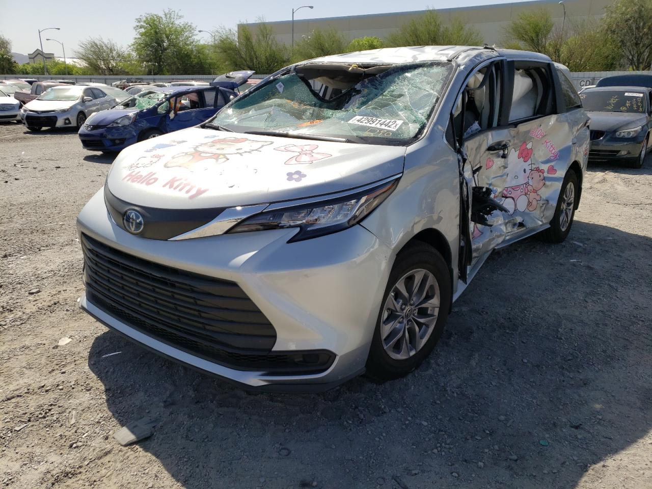 2022 TOYOTA SIENNA LE VIN:5TDKRKEC0NS105865