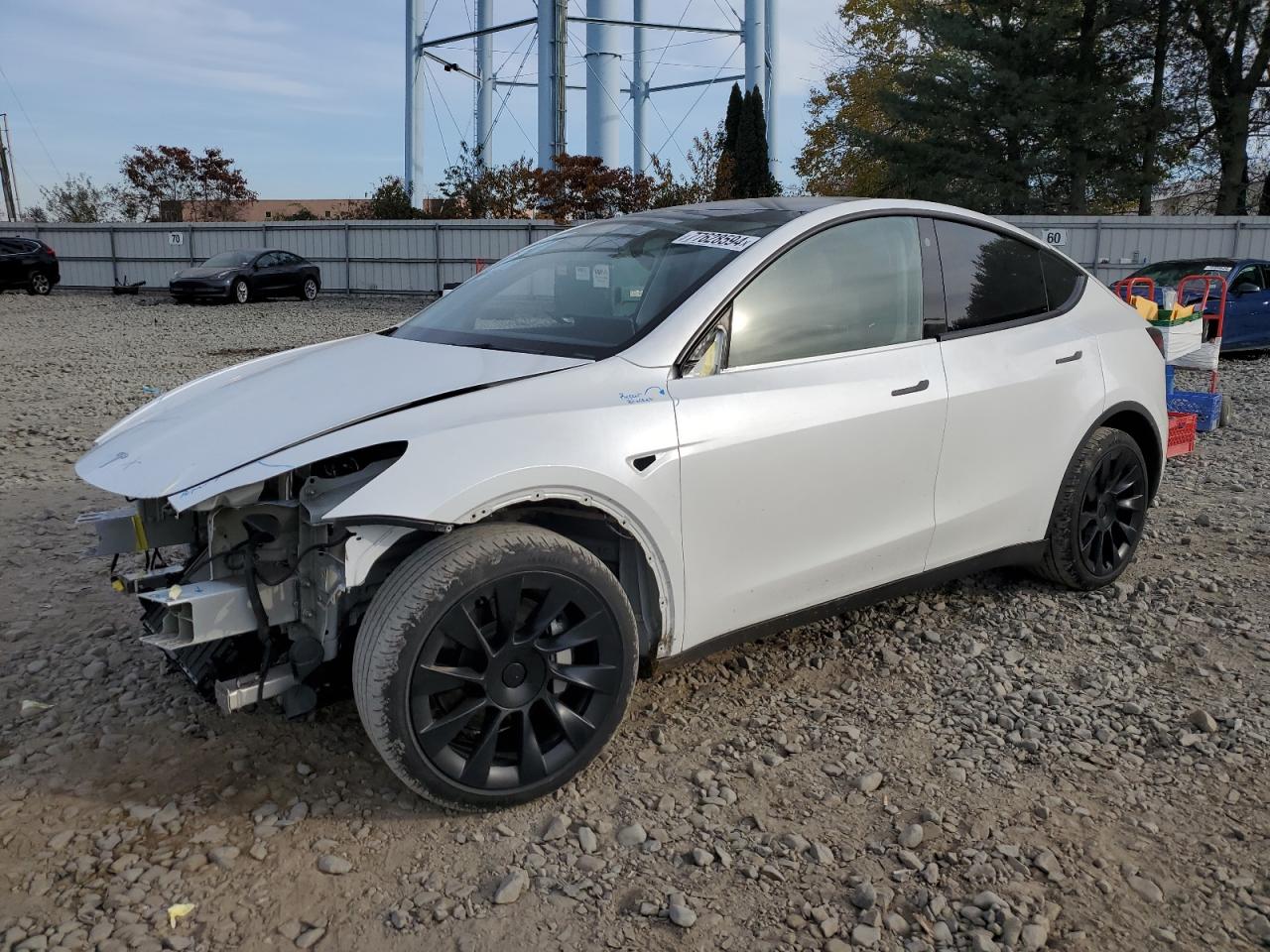 2022 TESLA MODEL Y  VIN:7SAYGDEE8NA010522