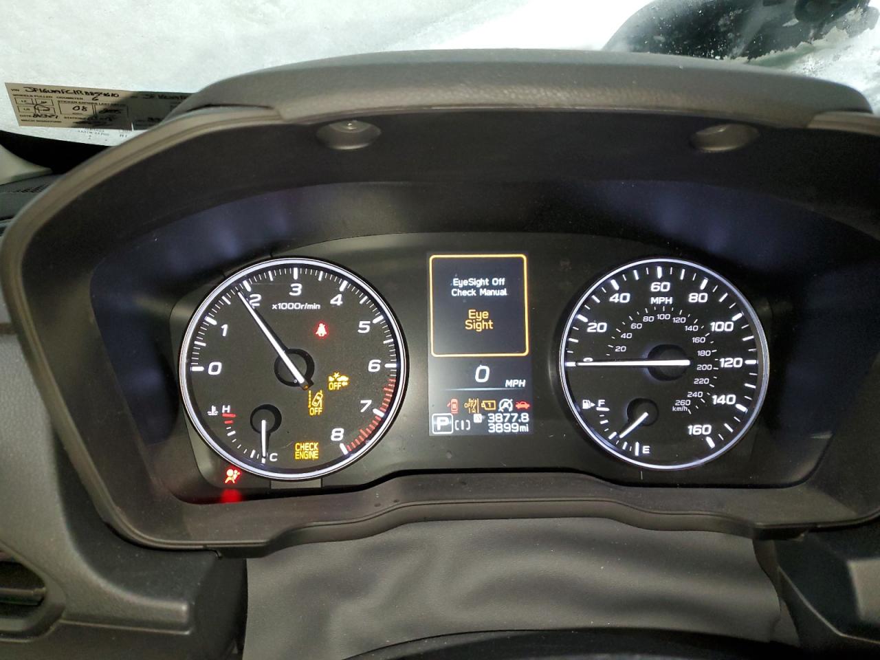 2024 SUBARU IMPREZA SPORT VIN:JF1GUAFC1R8854610