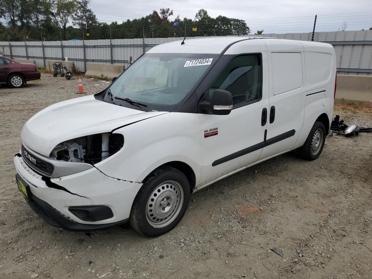 2022 RAM PROMASTER CITY TRADESMAN VIN:ZFBHRFAB4N6X43442