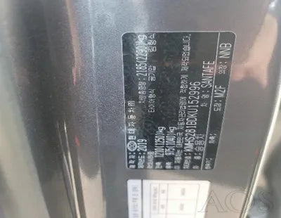 2019 Hyundai Santa FE KMHS281BDKU152996 VIN:KMHS281BDKU152996