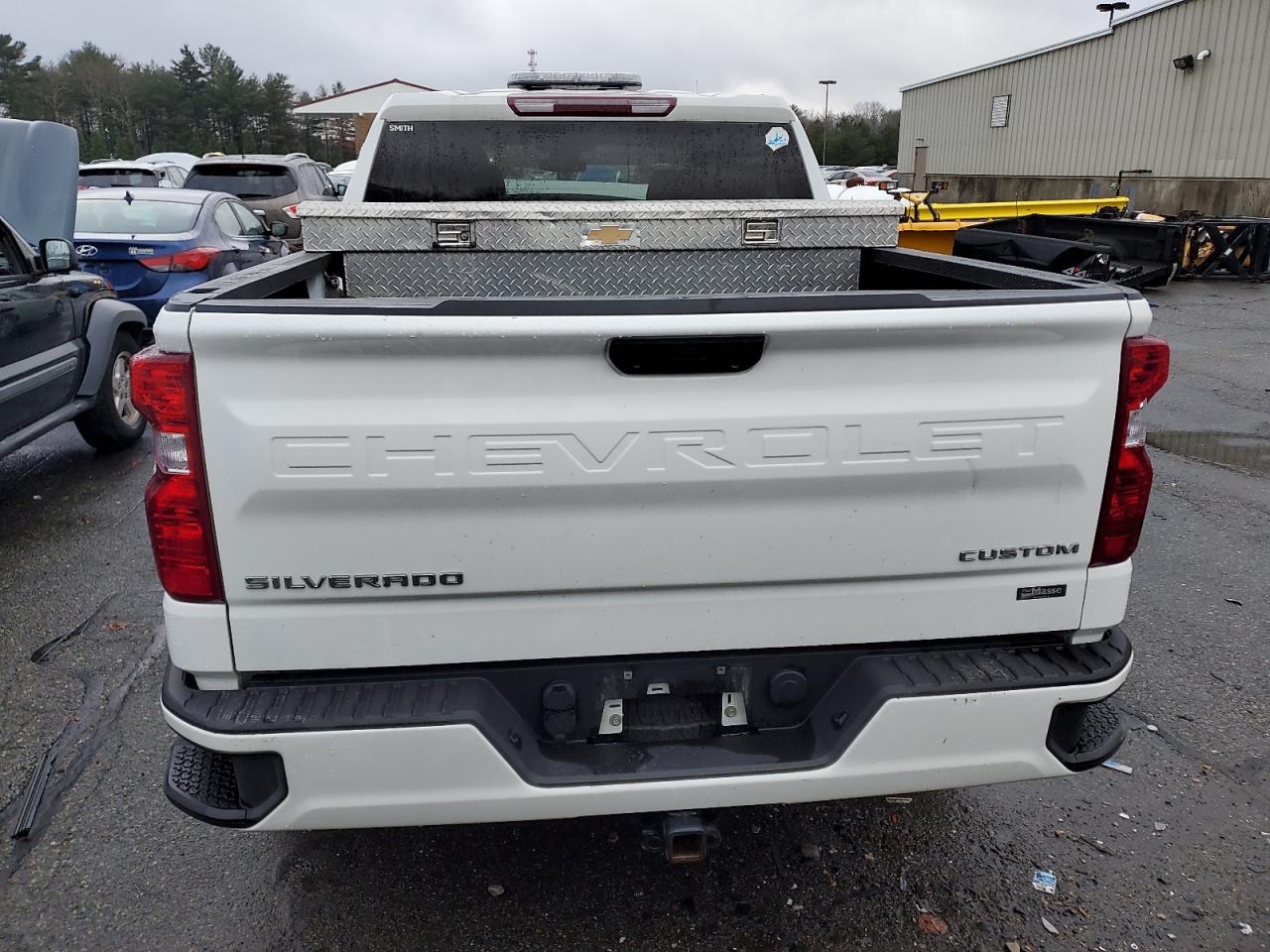 2022 CHEVROLET SILVERADO K1500 CUSTOM VIN:1GCPDBEKXNZ531847