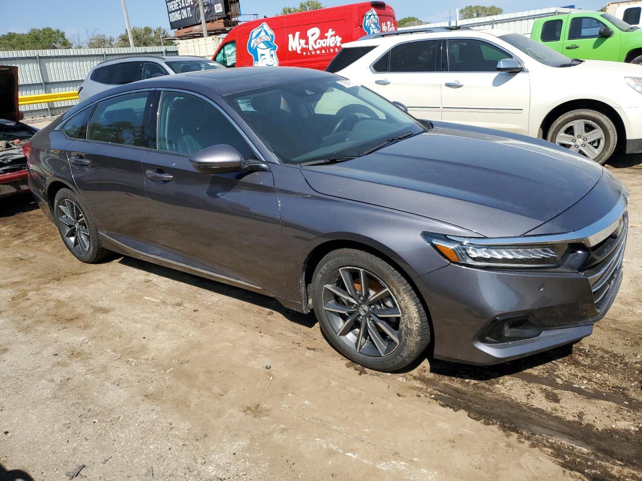 2022 HONDA ACCORD EXL VIN:1HGCV1F57NA027318