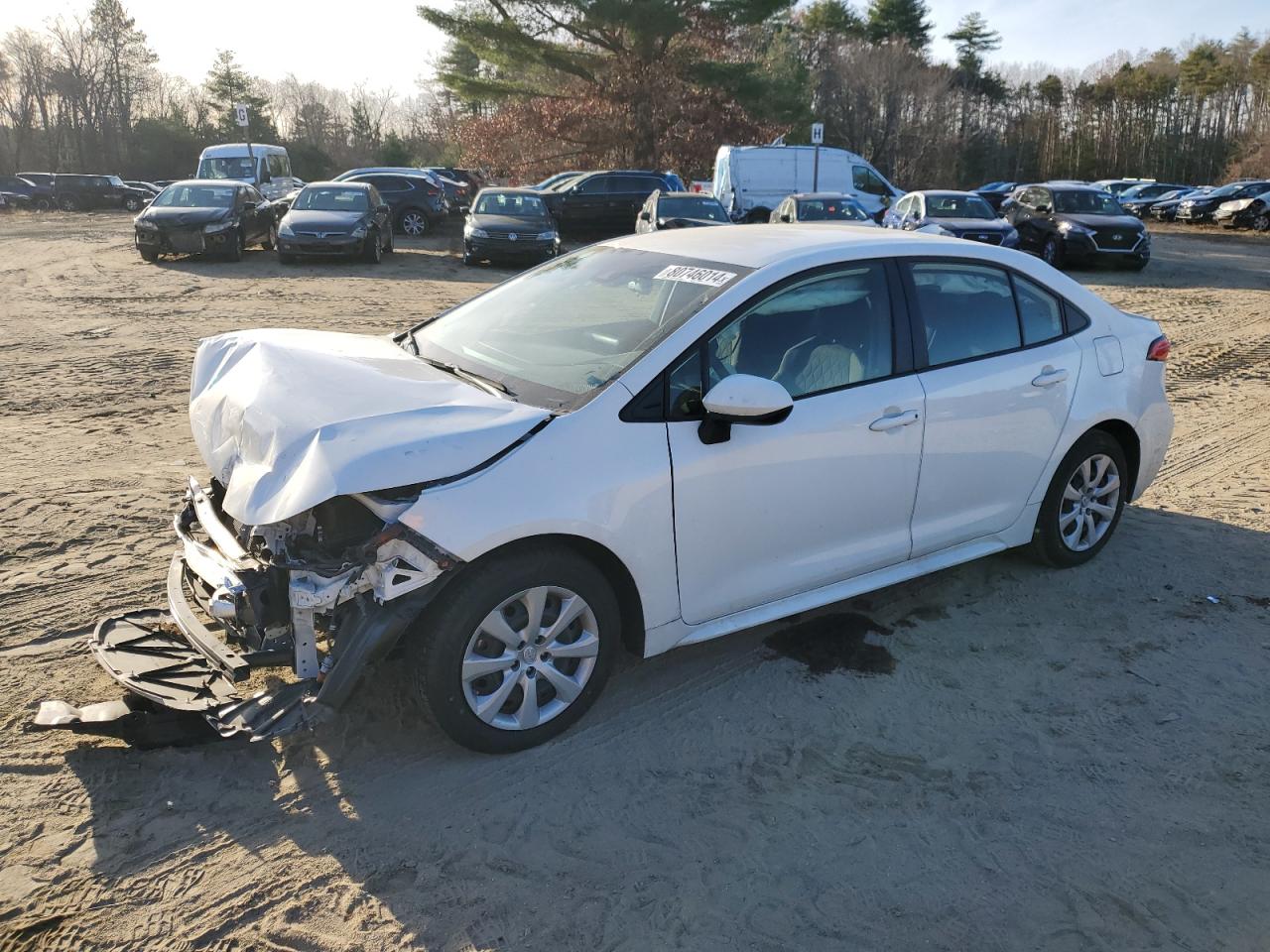 2022 TOYOTA COROLLA LE VIN:JTDEPMAE6N3003977