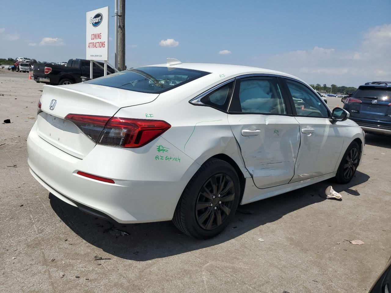 2022 HONDA CIVIC LX VIN:2HGFE2F20NH533387