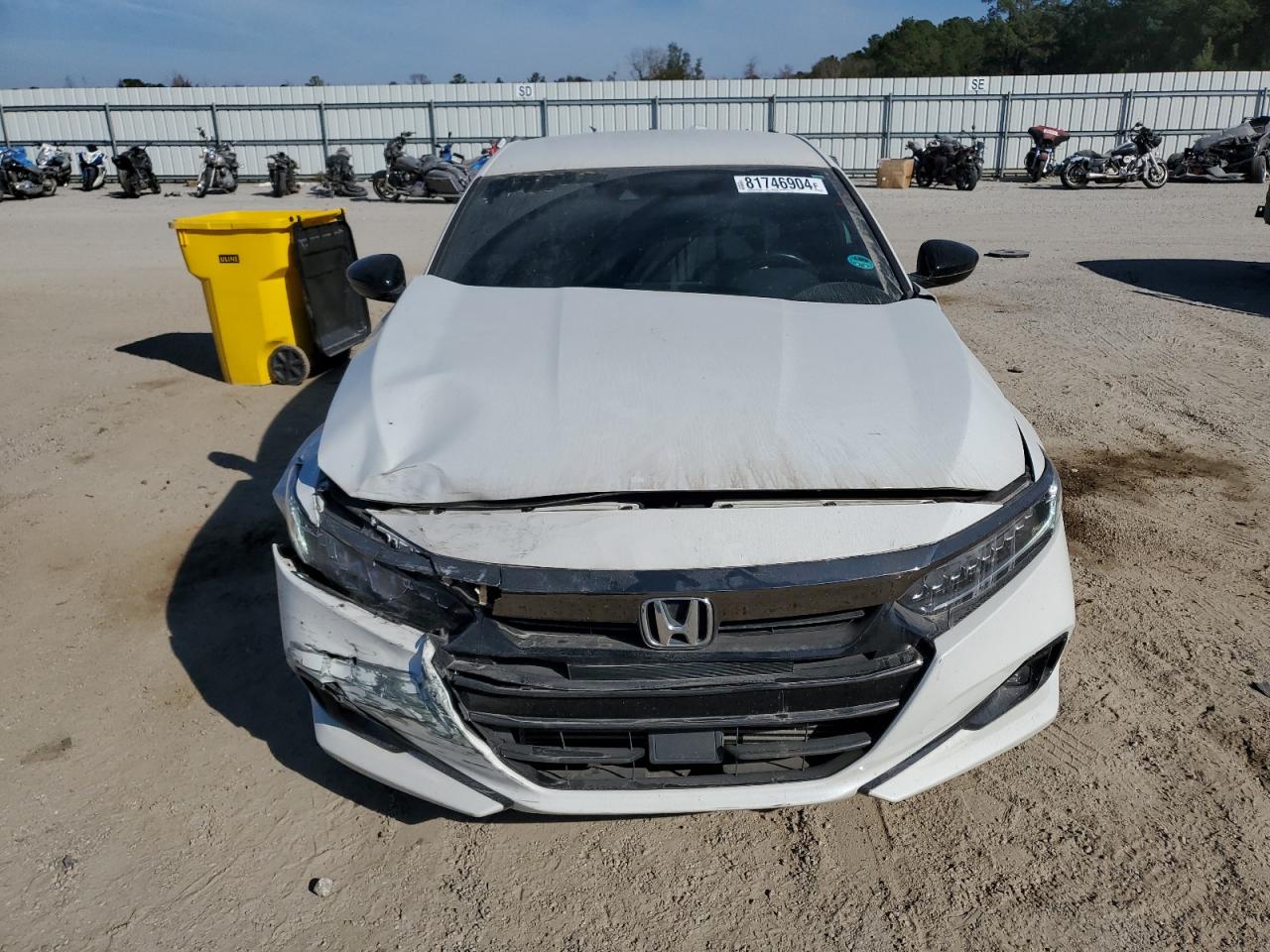 2022 HONDA ACCORD SPORT VIN:1HGCV1F38NA104020