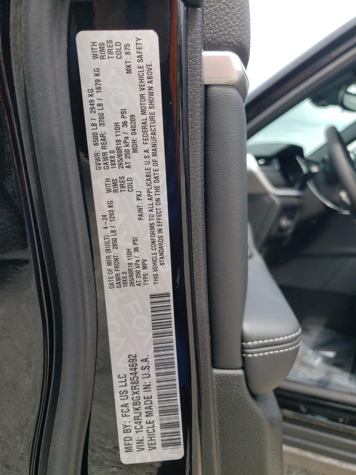 2024 JEEP GRAND CHEROKEE L LIMITED VIN:1C4RJKBGXR8544692