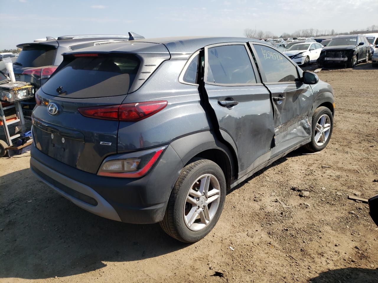 2022 HYUNDAI KONA SEL VIN:KM8K2CAB8NU804093