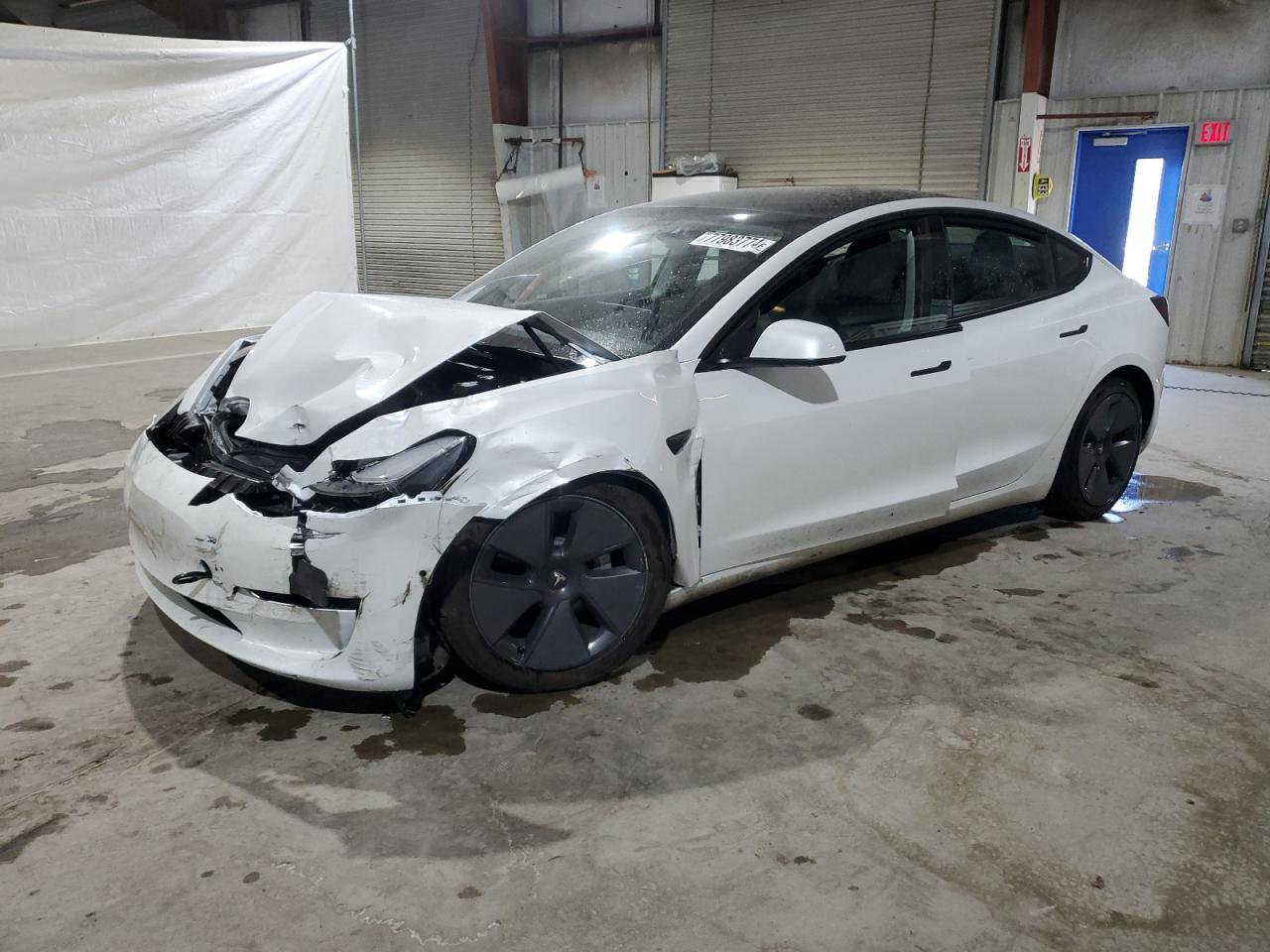 2022 TESLA MODEL 3  VIN:5YJ3E1EB8NF192713