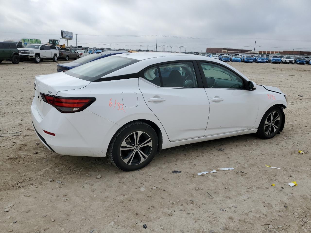 2022 NISSAN SENTRA SV VIN:3N1AB8CV9NY272194