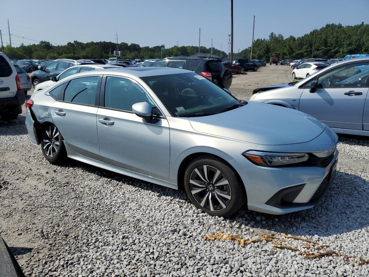 2022 HONDA CIVIC EX VIN:2HGFE1F71NH321748