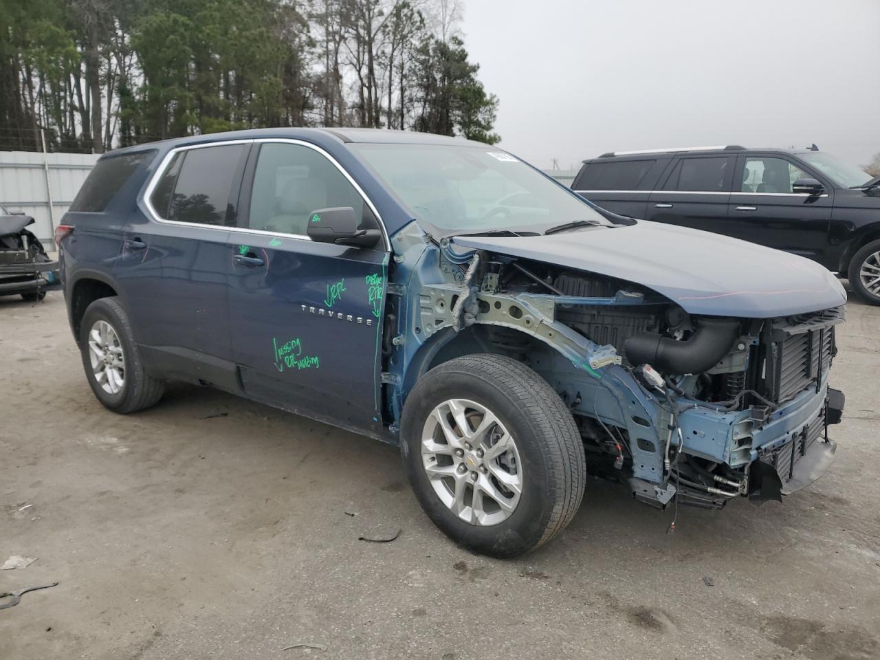 2022 CHEVROLET TRAVERSE LS VIN:1GNERFKW3NJ194919