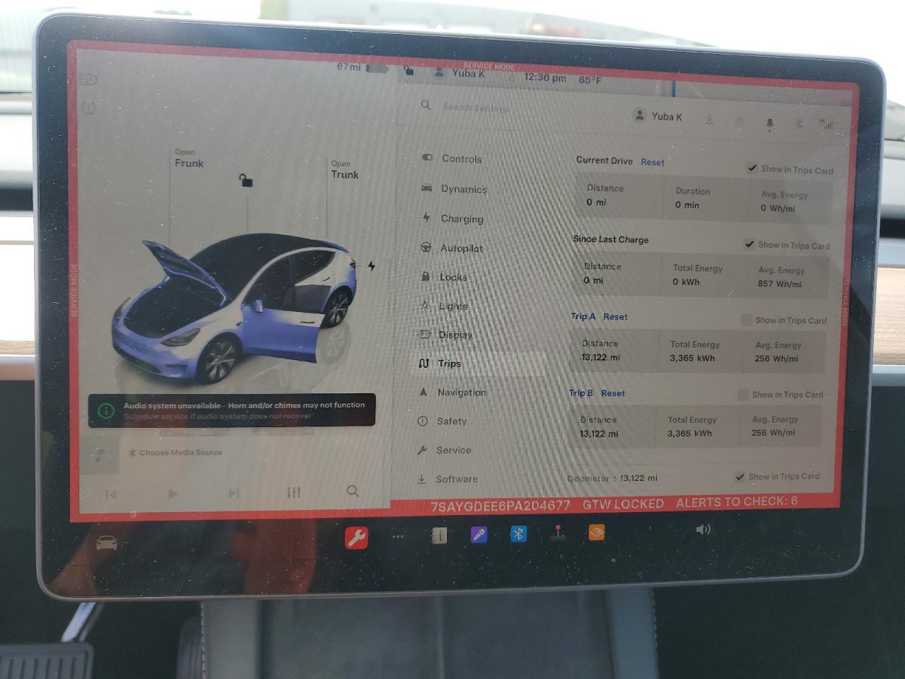 2023 TESLA MODEL Y  VIN:7SAYGDEE6PA204677