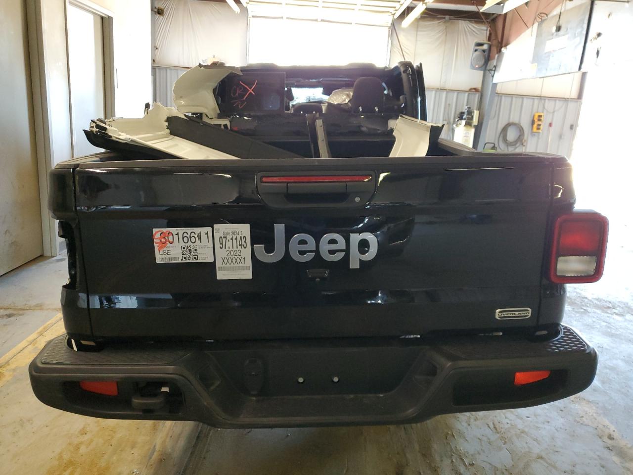 2023 JEEP GLADIATOR OVERLAND VIN:2T1BU4EEXDC075535