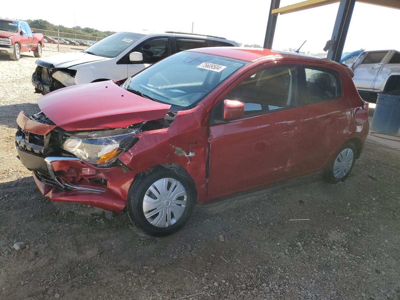 2024 MITSUBISHI MIRAGE ES VIN:ML32AUHJ7RH001786