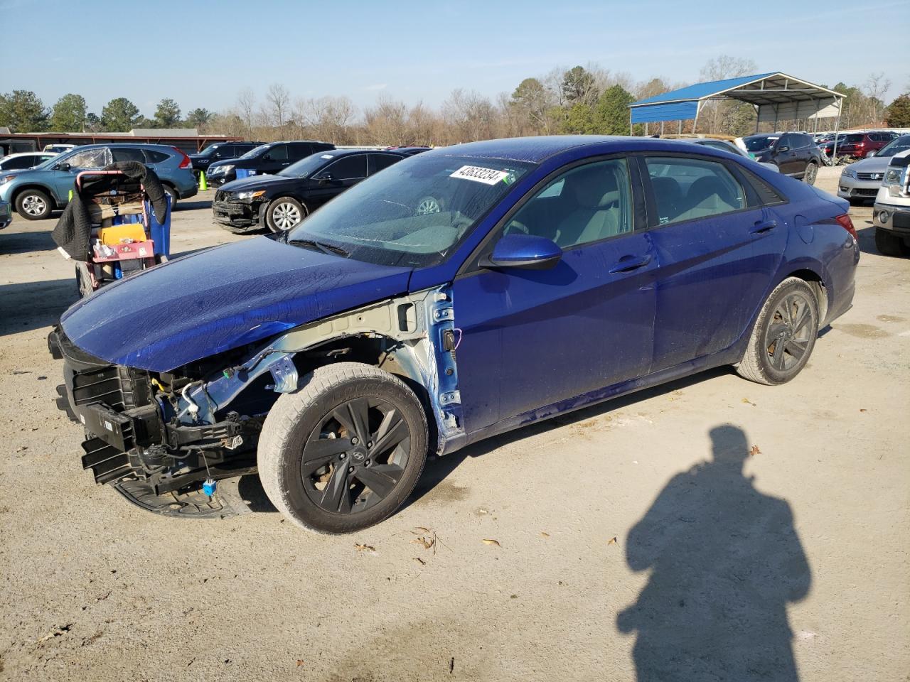 2022 HYUNDAI ELANTRA SEL VIN:KMHLM4AG4NU254973