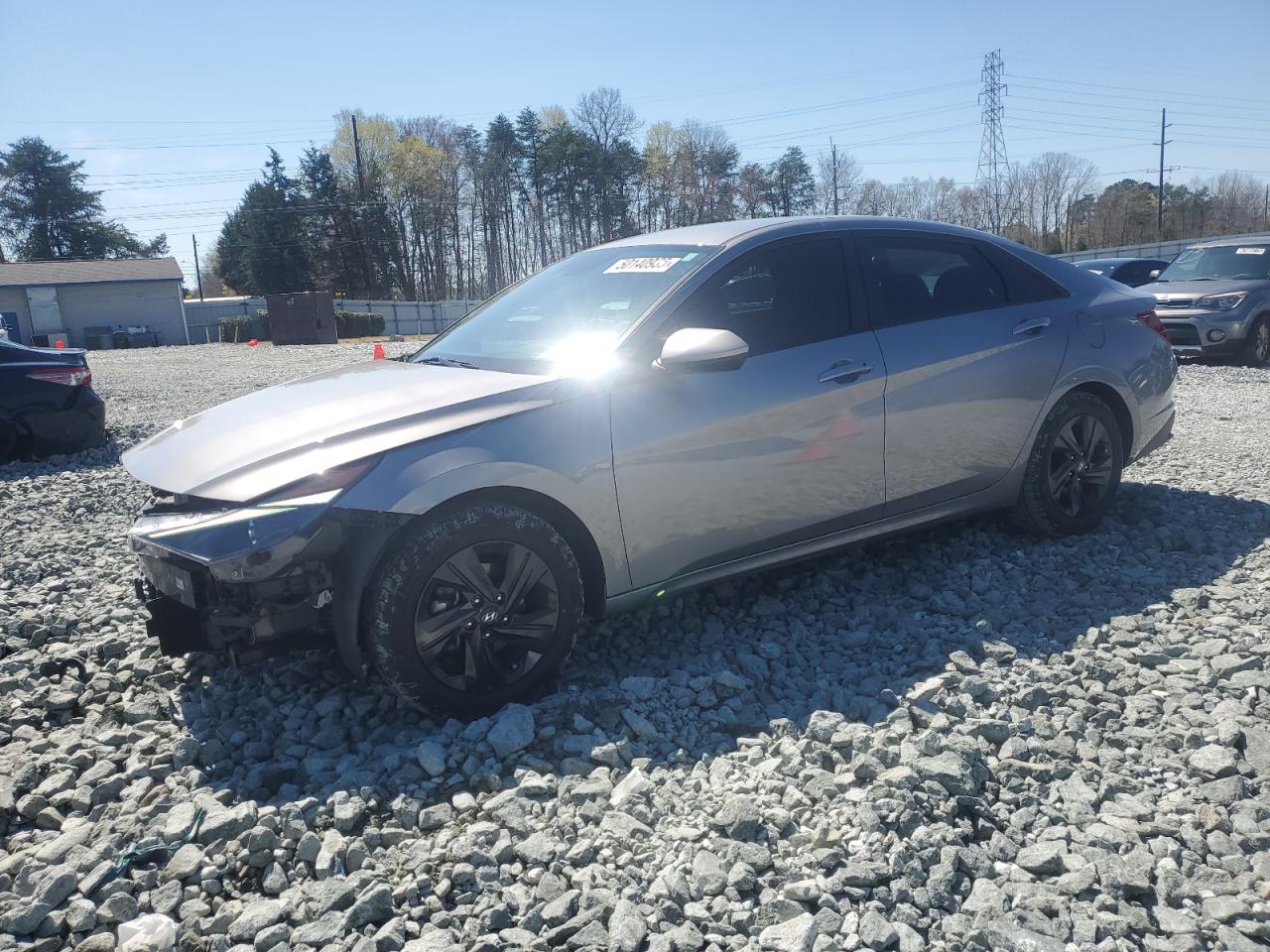 2022 HYUNDAI ELANTRA SEL VIN:KMHLS4AG6NU367393