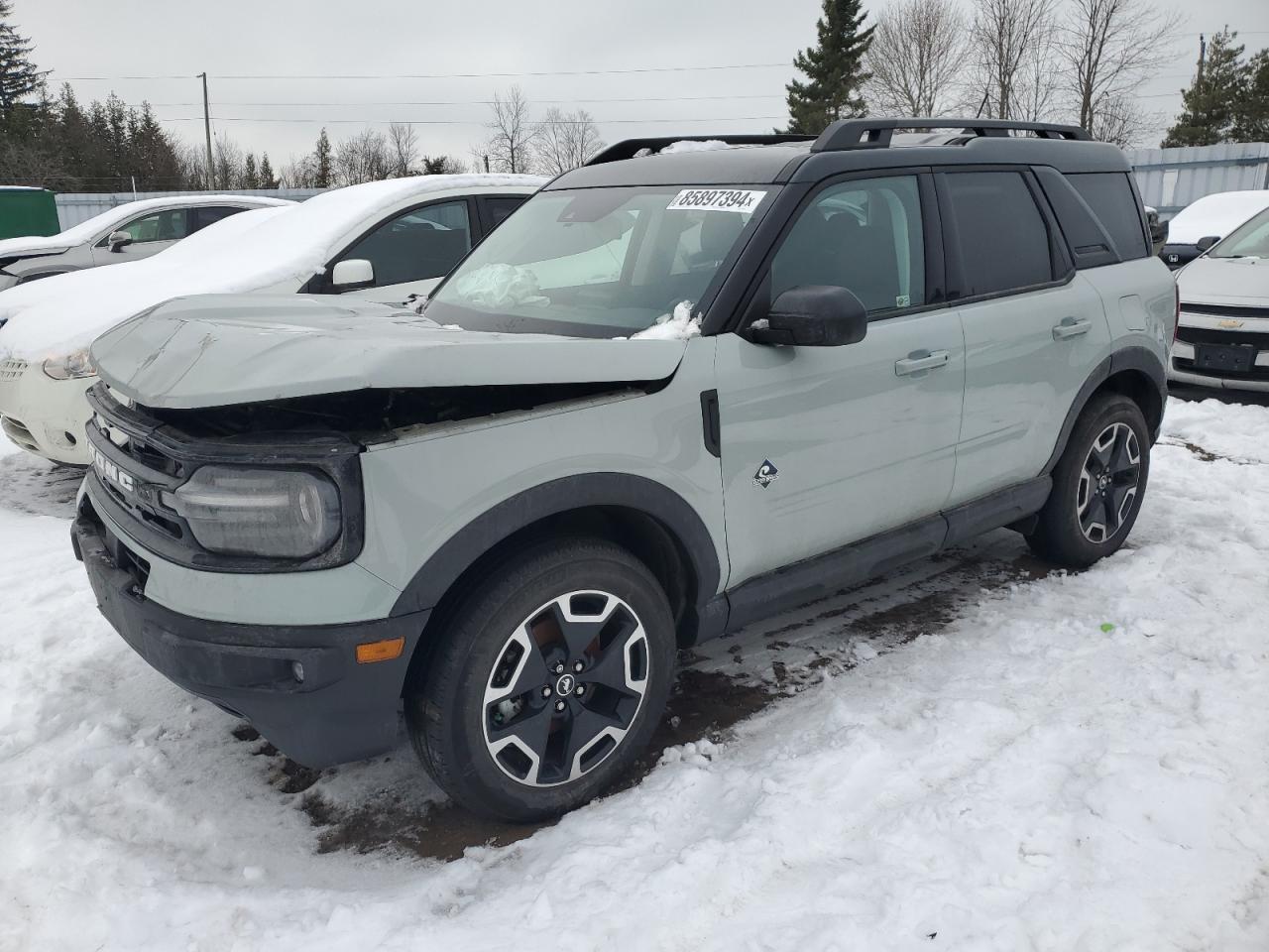 2022 FORD BRONCO SPORT OUTER BANKS VIN:3FMCR9C60NRE31206