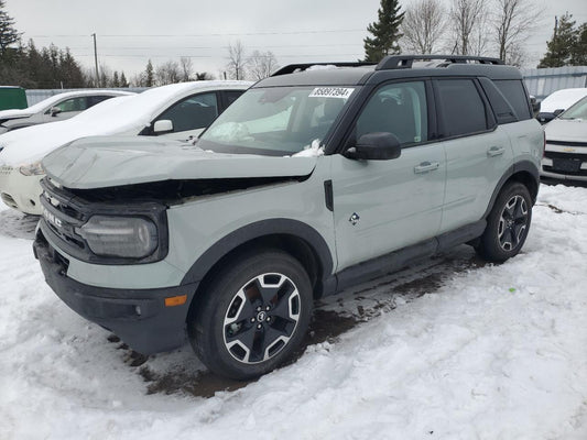 2022 FORD BRONCO SPORT OUTER BANKS VIN:3FMCR9C60NRE31206