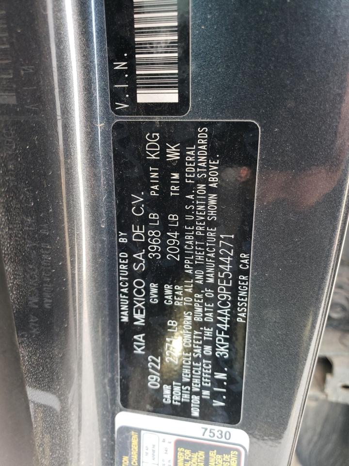 2023 KIA FORTE GT VIN:3KPF44AC9PE544271