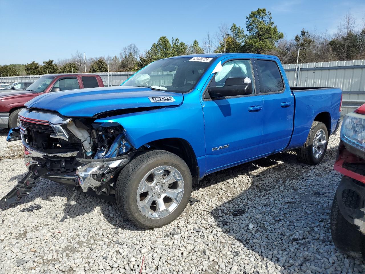 2022 RAM 1500 BIG HORN/LONE STAR VIN:1C6RREBT2NN113922